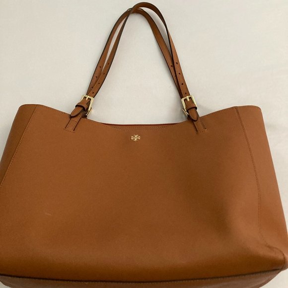 Tory Burch Handbags - Tory Burch York Buckle Tote - brown